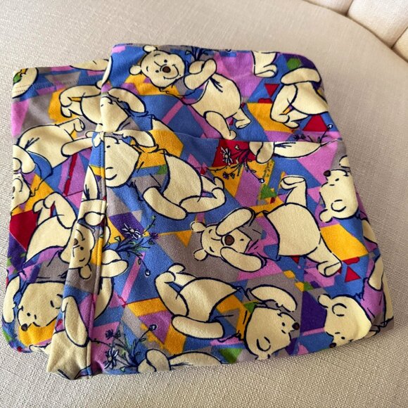 OS Winnie the Pooh LULAROE leggings buttery soft Disney bear colorful One Size - Picture 7 of 7